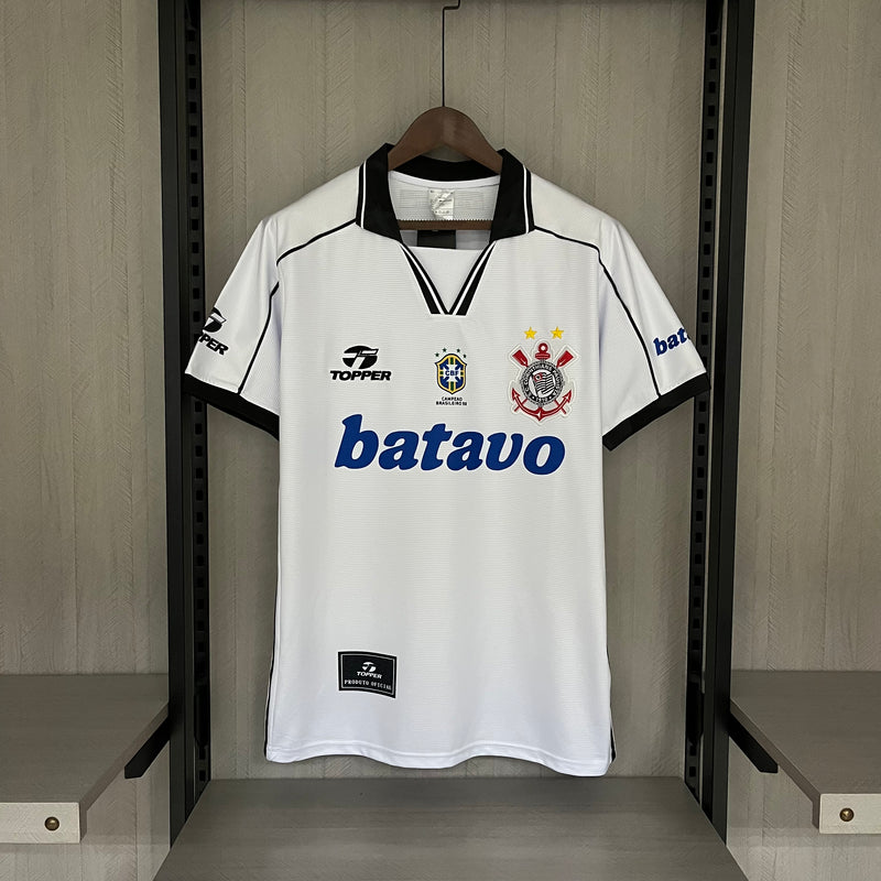 Camisa Corinthians Titular I 1999 Branca Retrô