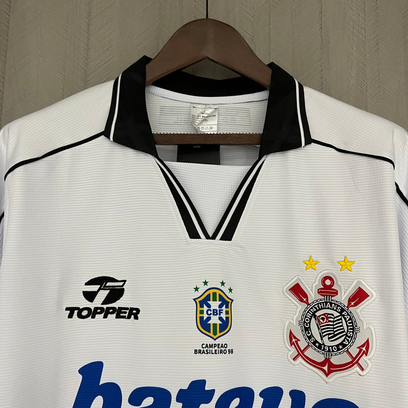 Camisa Corinthians Titular I 1999 Branca Retrô