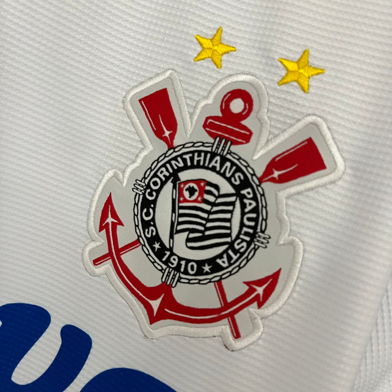 Camisa Corinthians Titular I 1999 Branca Retrô