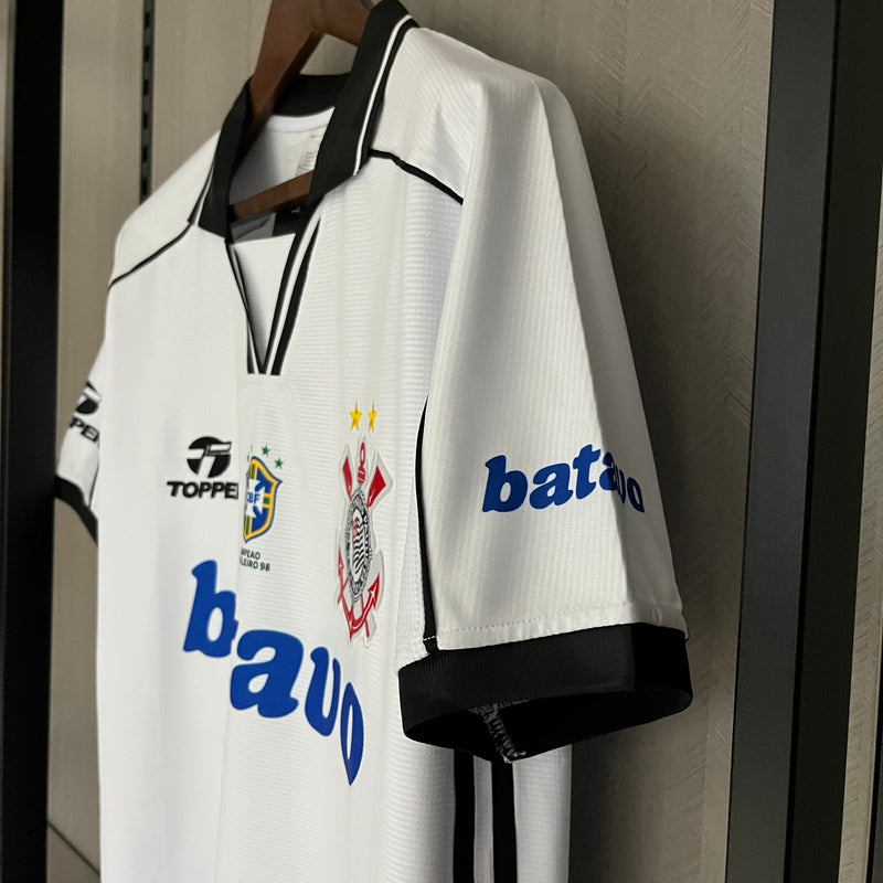 Camisa Corinthians Titular I 1999 Branca Retrô